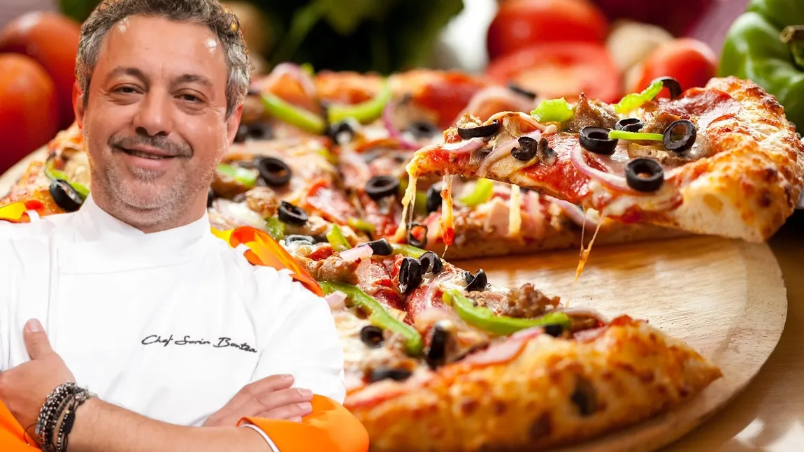 Rețeta genială de pizza a lui chef Sorin Bontea. Secretul unui blat crocant