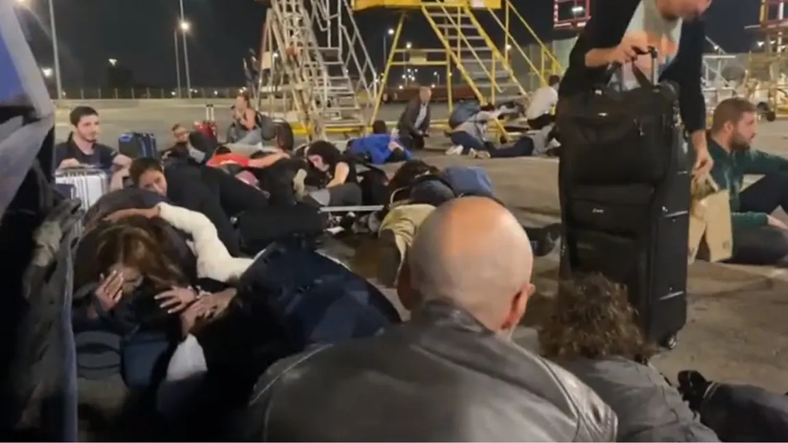 Imagini zguduitoare, Israelul sub asediu! Scene de război pe aeroportul din Tel Aviv. Turiștii sunt atacați cu rachete! E mai rău ca în Ucraina
