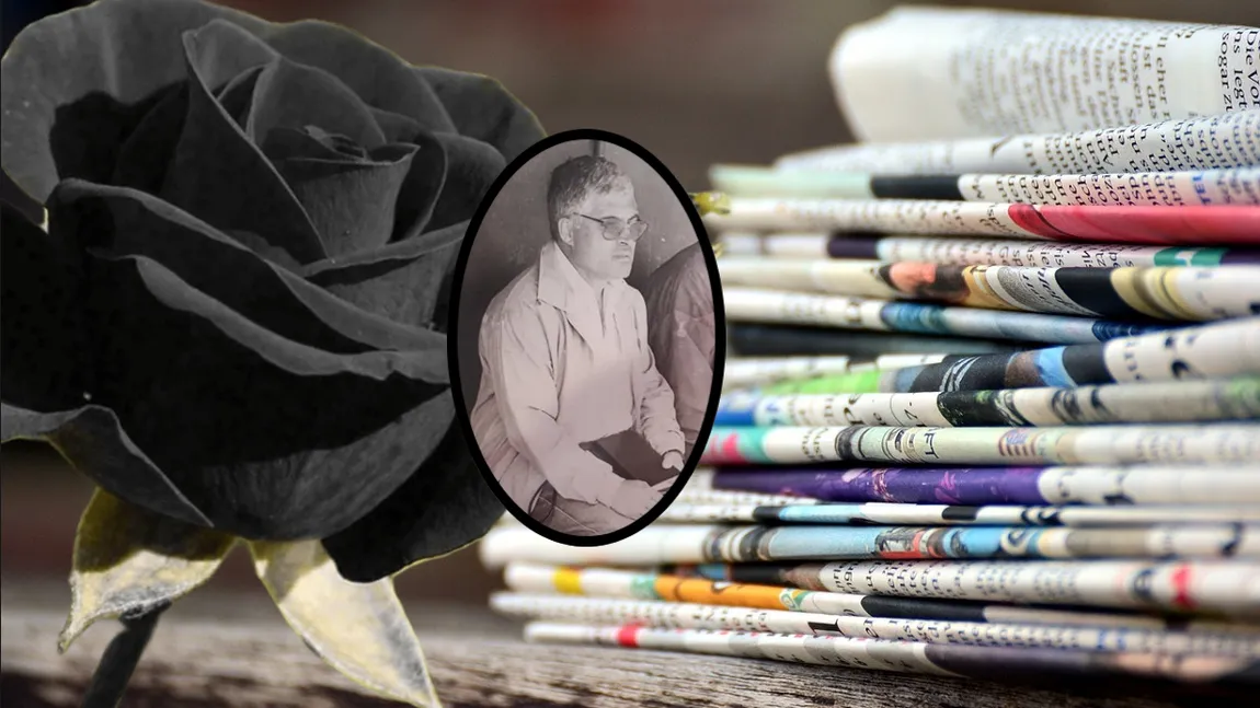 Doliu uriaș în presa românească! Unul dintre cei mai experimentați jurnaliști a murit după o îndelungată suferinţă. Boala i se acutizase după decesul soției