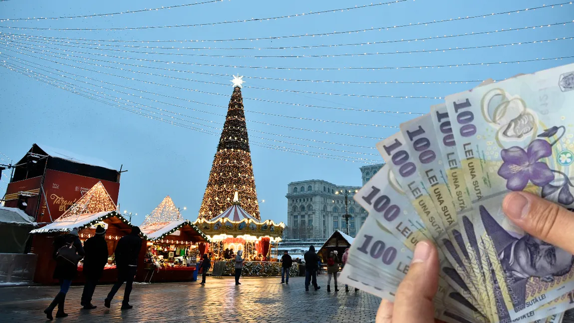 Ce salarii au vânzătorii de la Târgul de Crăciun din București. Pentru ce sumă au acceptat să stea timp de o lună în frig