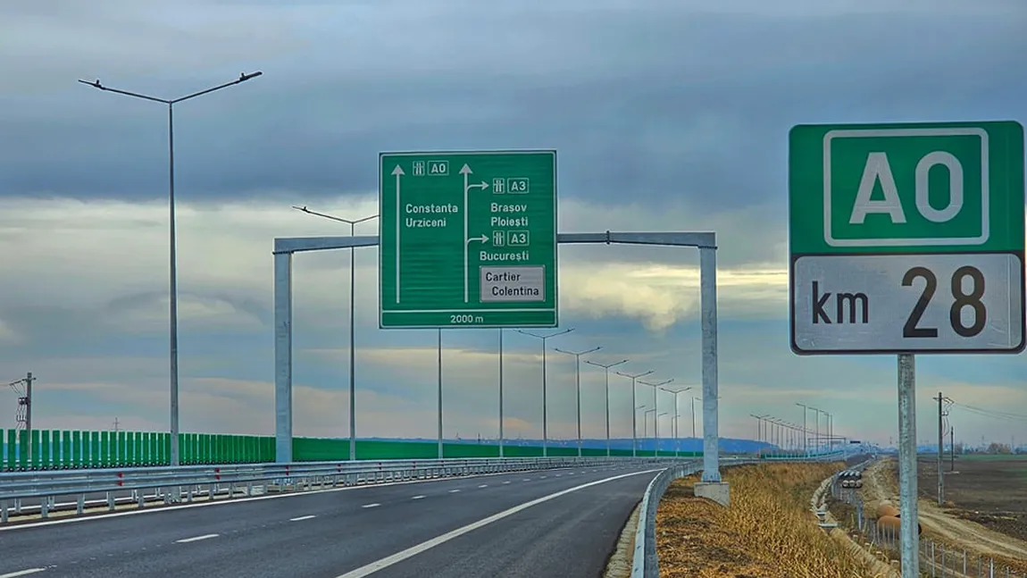 Primul tronson al autostrăzii de centură a Capitalei A0 a fost deschis circulației VIDEO
