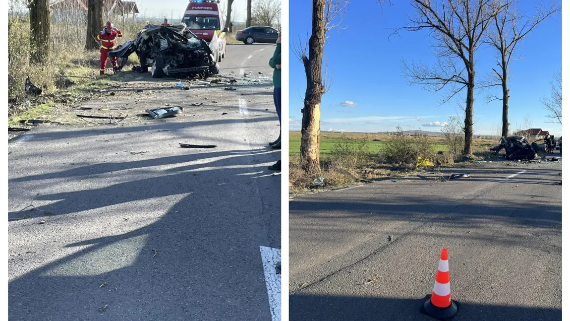 Un nou accident cumplit: O tânără de 27 de ani și un tânăr de 28 de ani au murit, iar șoferul de 20 de ani e în stare gravă