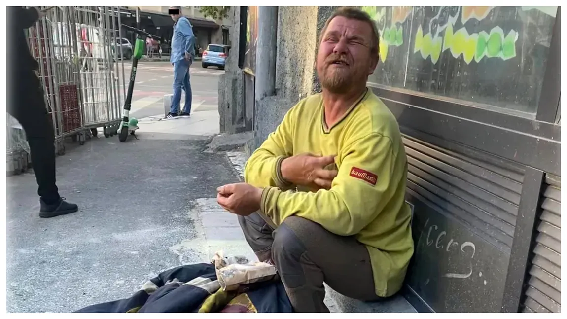 Povestea emoționantă a unui om al străzii din București, o adevărată lecție de viață. Reușește să supraviețuiască doar din mila oamenilor: 