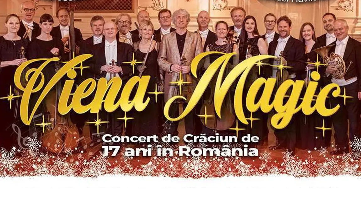 Concert de Crăciun. Johann Strauss Ensemble și dirijorul Russell MCGREGOR pe scenele din România în cadrul turneului de tradiție „VIENA MAGIC”