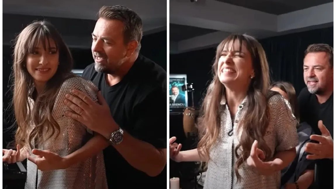 Dana Rogoz era să leșine de emoții în podcastul lui Horia Brenciu. Ce surpriză i-a făcut artistul: 