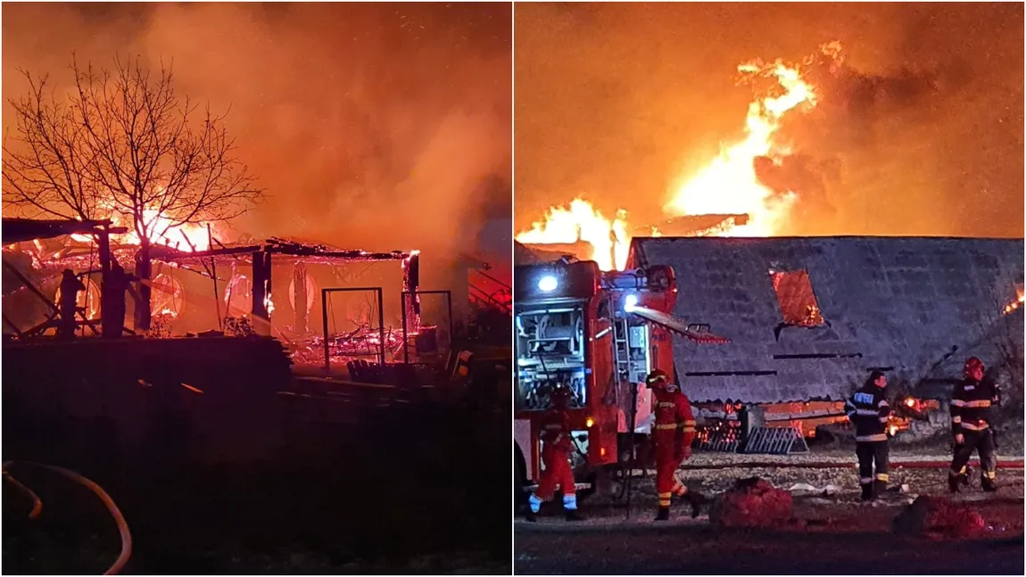 UPDATE | Incendiu masiv la o pensiune din Prahova! Șase persoane au fost găsite fără suflare în urma căutărilor. Alte două persoane sunt în continuare dispărute