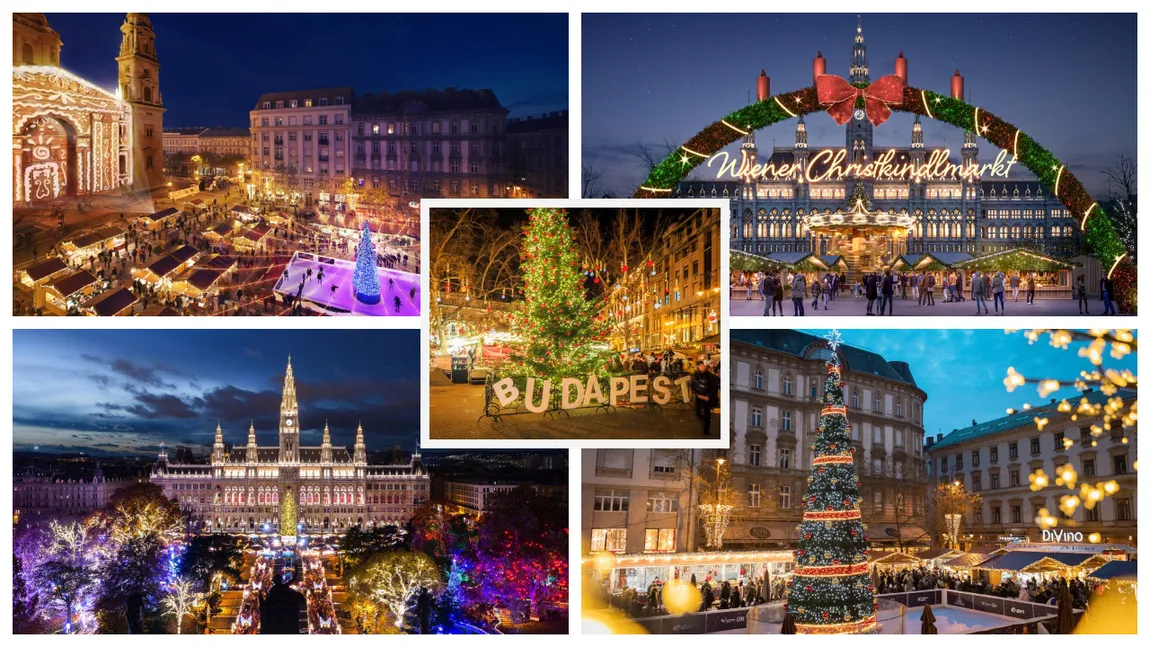 Târgul de Crăciun de la Viena a fost detronat! 350.000 de oameni au oferit coroana Europei târgului de la Budapesta