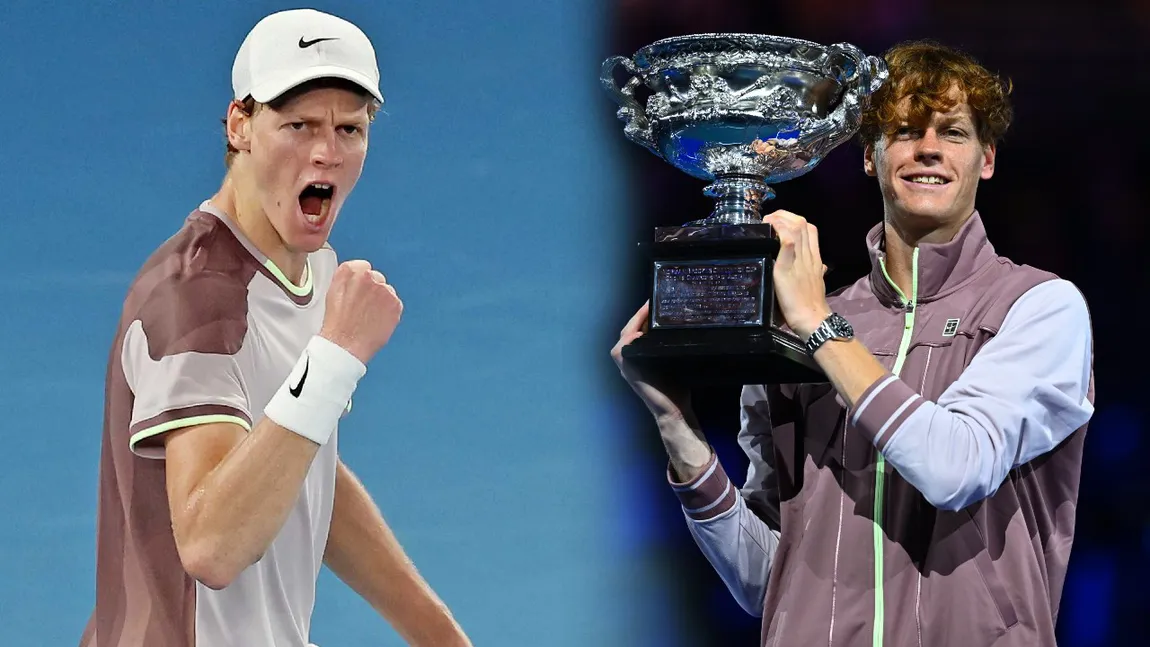 Jannik Sinner, câștigătorul Australian Open 2024. A cucerit primul grand slam din carieră, cu o victorie senzațională în fața lui Daniil Medvedev