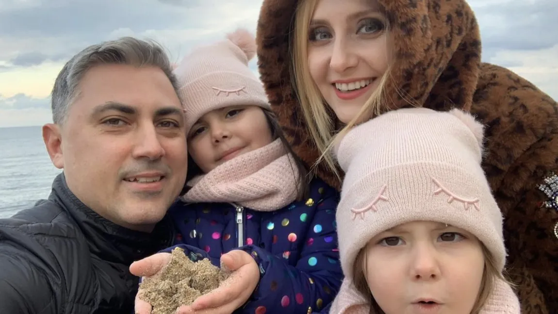 Alina Sorescu și Alexandru Ciucu, din nou împreună de dragul fetițelor lor. 