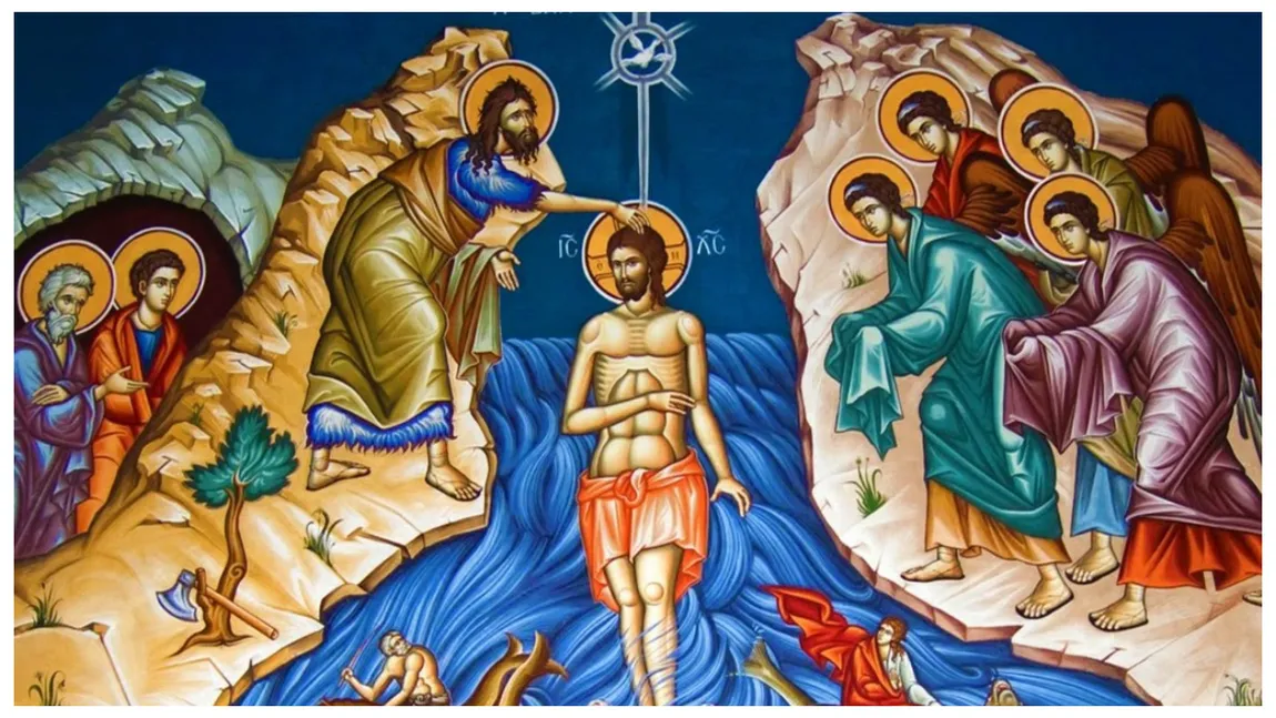 Calendar ortodox 6 ianuarie 2024. Botezul Domnului, ziua în care cerurile se deschid. Cea mai puternică rugăciune pentru iertare de păcate