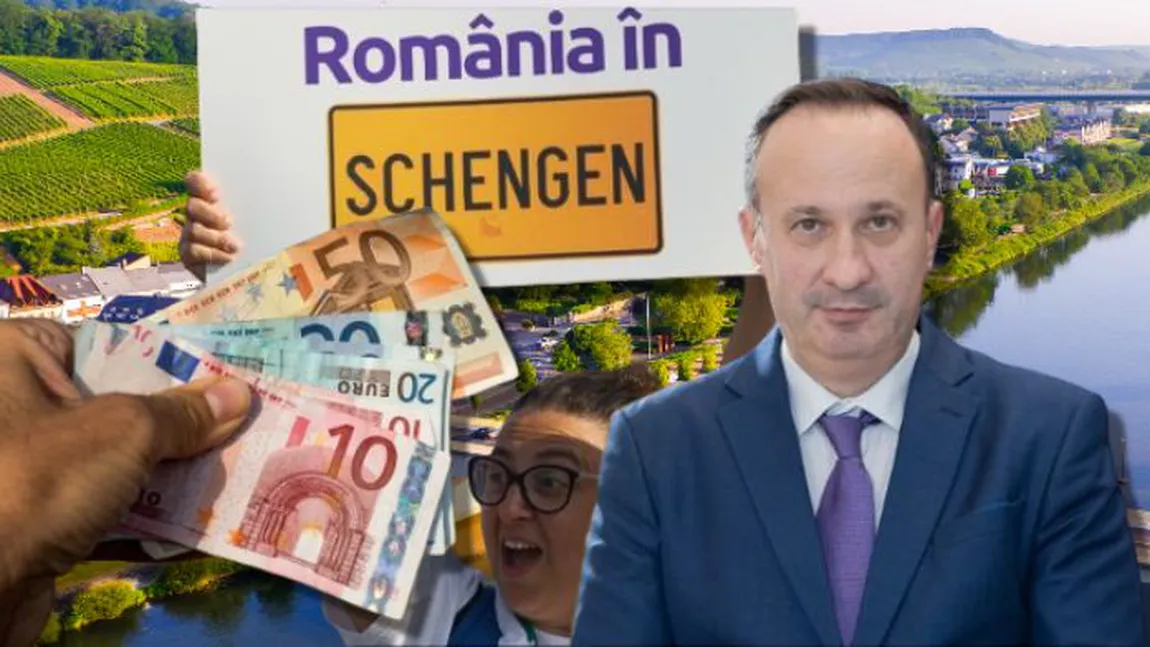 România este cu un pas mare în Schengen, urmează trecerea la euro. Când vor primi românii salarii în euro, anunţ oficial de la ministrul Câciu