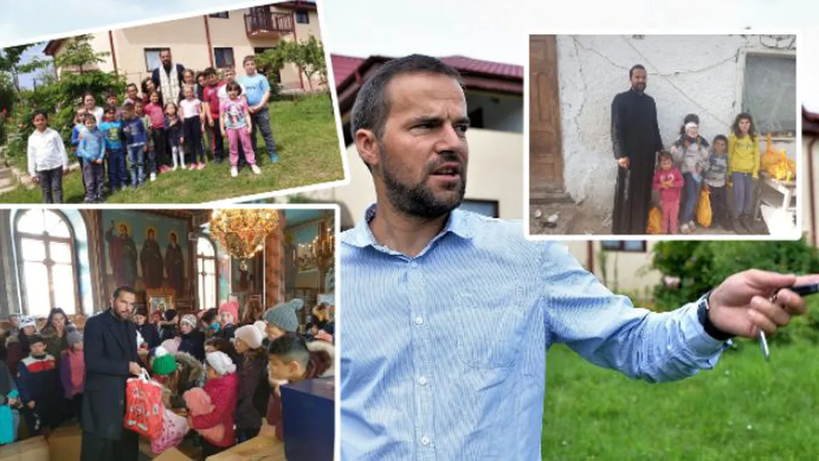 Părintele Marian, îngerul familiilor nevoiaşe. Şi-ar fi dorit să fie poliţist, dar moartea mamei l-a îndreptat spre Biserică