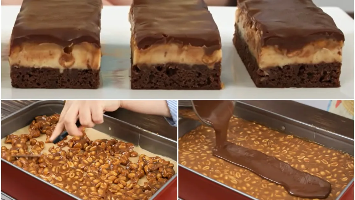 Prăjitura Snickers după reţeta celebrei Jamila. Cum se prepară super-desertul care face furori în acest sezon