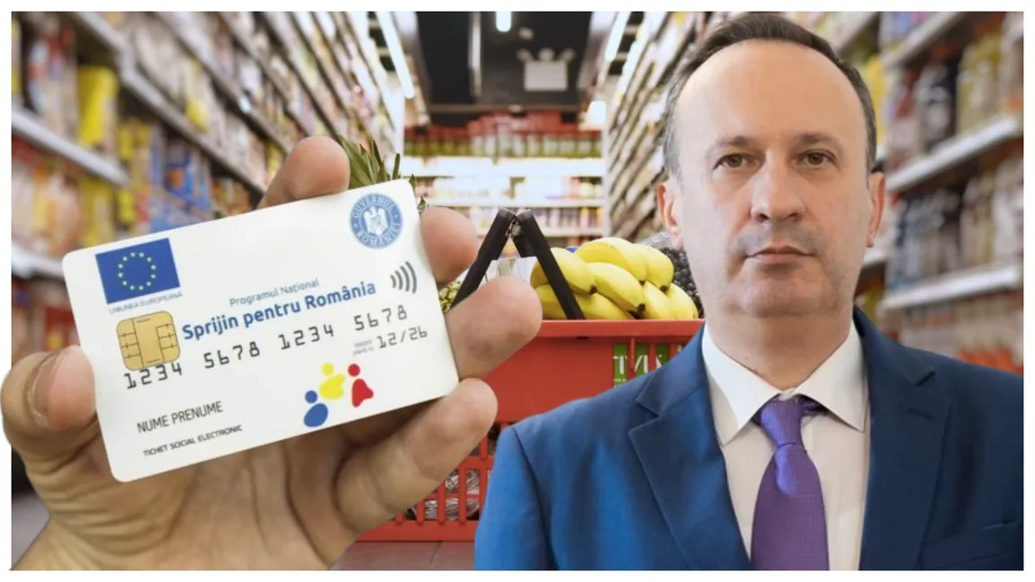 Când începe încărcarea cardurilor sociale la alimente! Ministrul Adrian Câciu a făcut anunțul mult așteptat de români