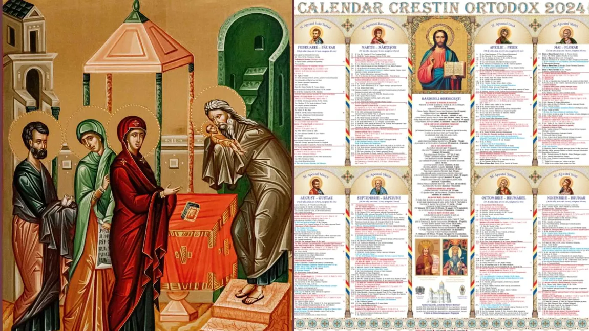 Calendar ortodox 4 februarie 2024. Cruce roşie duminică, creştinii trebuie să aprindă o lumânare la biserică