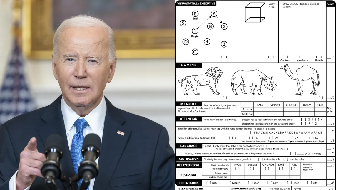 Testul care îți arată dacă ai probleme cu memoria. Donald Trump l-a trecut cu punctaj maxim în 2018. Americanii, curioși de rezultatul pe care l-ar obține Joe Biden