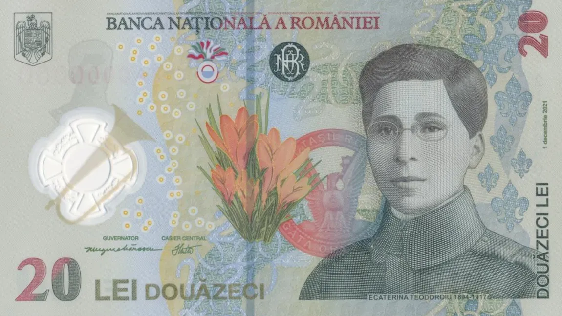 De necrezut! Cu cât a ajuns să se vândă bancnota de 20 de lei cu Ecaterina Teodoroiu. Prețul e colosal