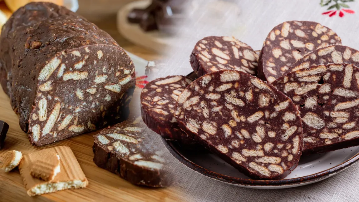 Salam de biscuiți cum nu ai mâncat vreodată! Trei rețete tentante, pe care le vei face în fiecare weekend. Cum se prepară varianta de post