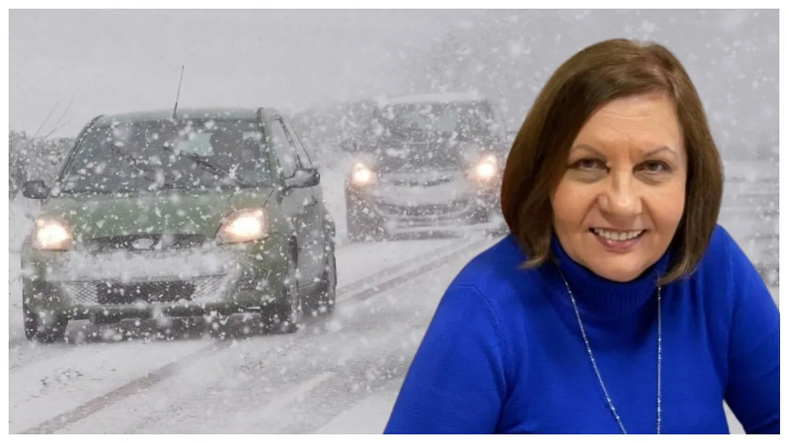 Elena Mateescu, directoarea ANM, anunță că ninsorile continuă. Când scăpăm de vremea rea