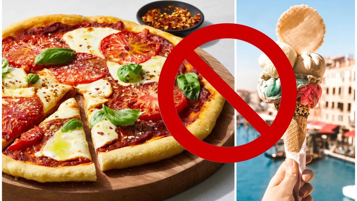 Orașul din Italia unde pizza și înghețata vor fi interzise după o anumită oră! Cum vor fi turiștii afectați de noua lege
