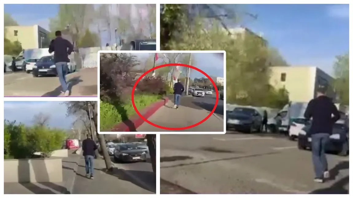 Iulian Dumitrescu, surprins în timp ce fugea de jurnaliști pe stradă. „Baronul Lamborghini” din Prahova se află sub control judiciar