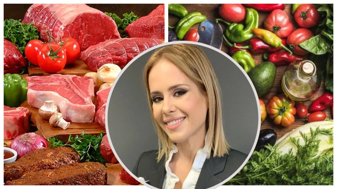 Mihaela Bilic, despre ce e mai bine pentru organism, carnea sau vegetarianismul: 