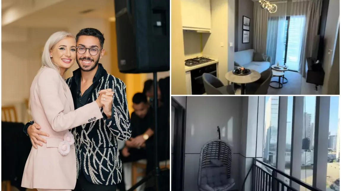 Imagini din apartamentul lui Armin Nicoară și al Claudiei Puican din Dubai: 