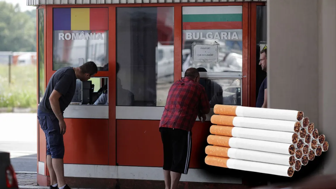 Românii fac coadă la țigări la granița cu Bulgaria. La vecini, un pachet costă și cu 10 lei mai puțin