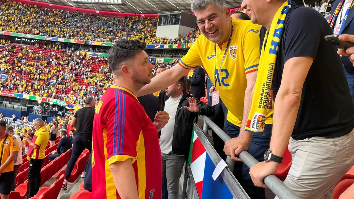 Cum a trăit Marcel Ciolacu meciul România - Ucraina! Primul ministru, în extaz la fiecare gol marcat de națională