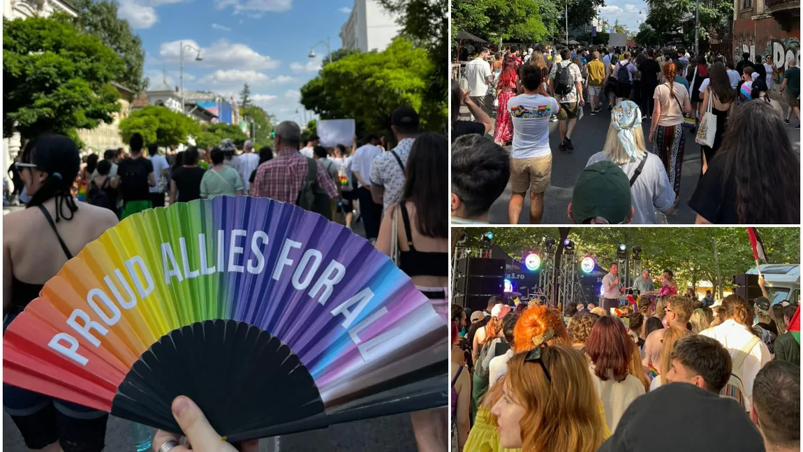 Peste 20.000 de participanţi la Bucharest Pride 2024. Parada este susţinută de 25 de ambasade
