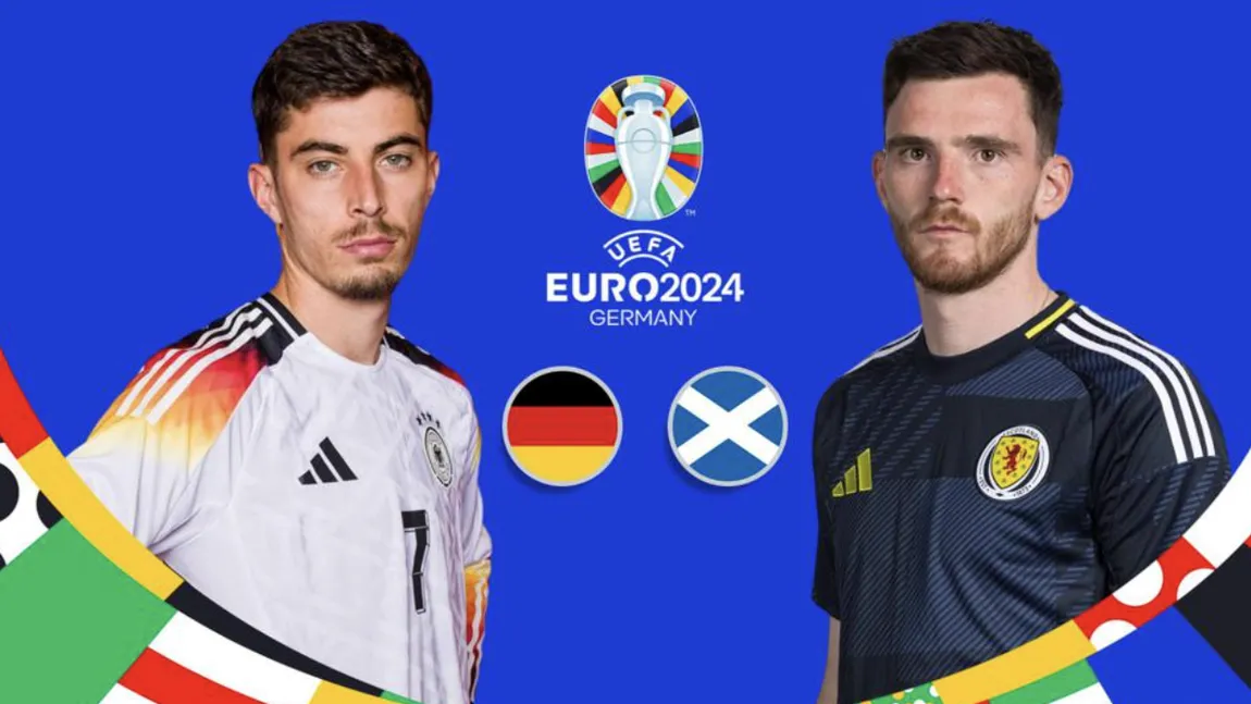 PRO TV LIVE VIDEO Germania - Scoţia online, 5-1, meciul care a deschis Euro 2024