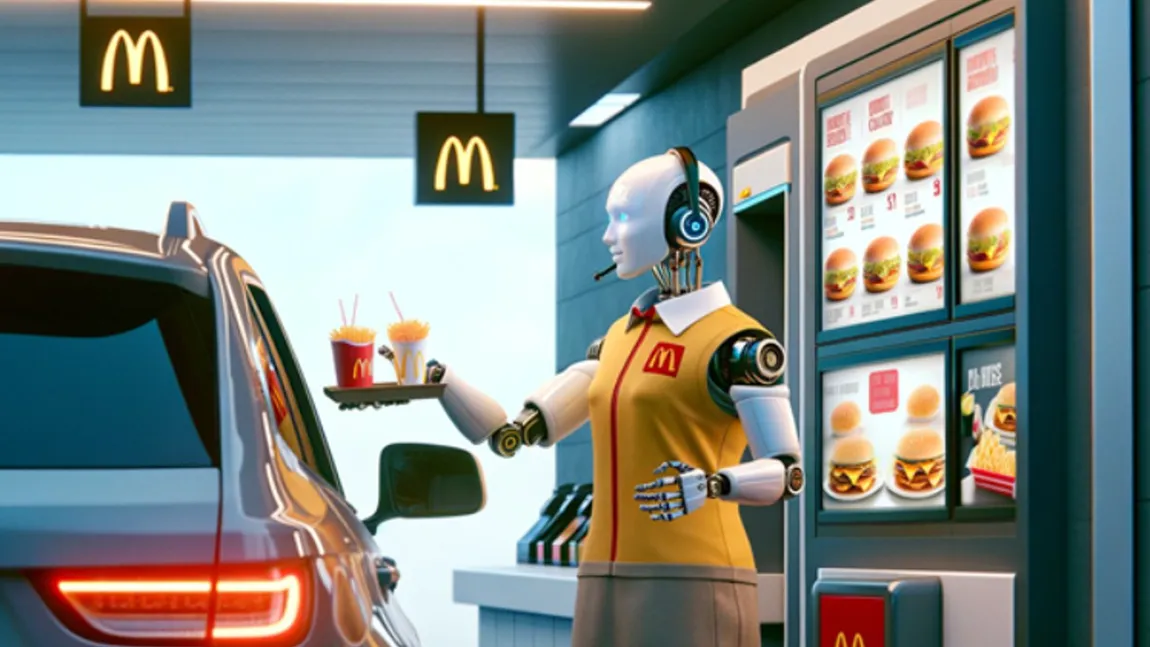McDonald's renunță la comenzile preluate cu ajutorul AI în restaurantele drive-trough din cauza erorilor. Clienții au primit înghețată cu șuncă și nuggets de pui în cantități industriale