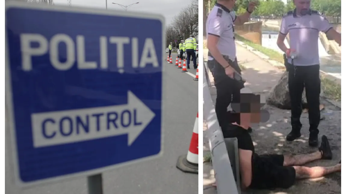 Tras pe dreapta de Poliţie, un şofer beat din București a coborât din mașină și s-a aruncat în Dâmboviţa