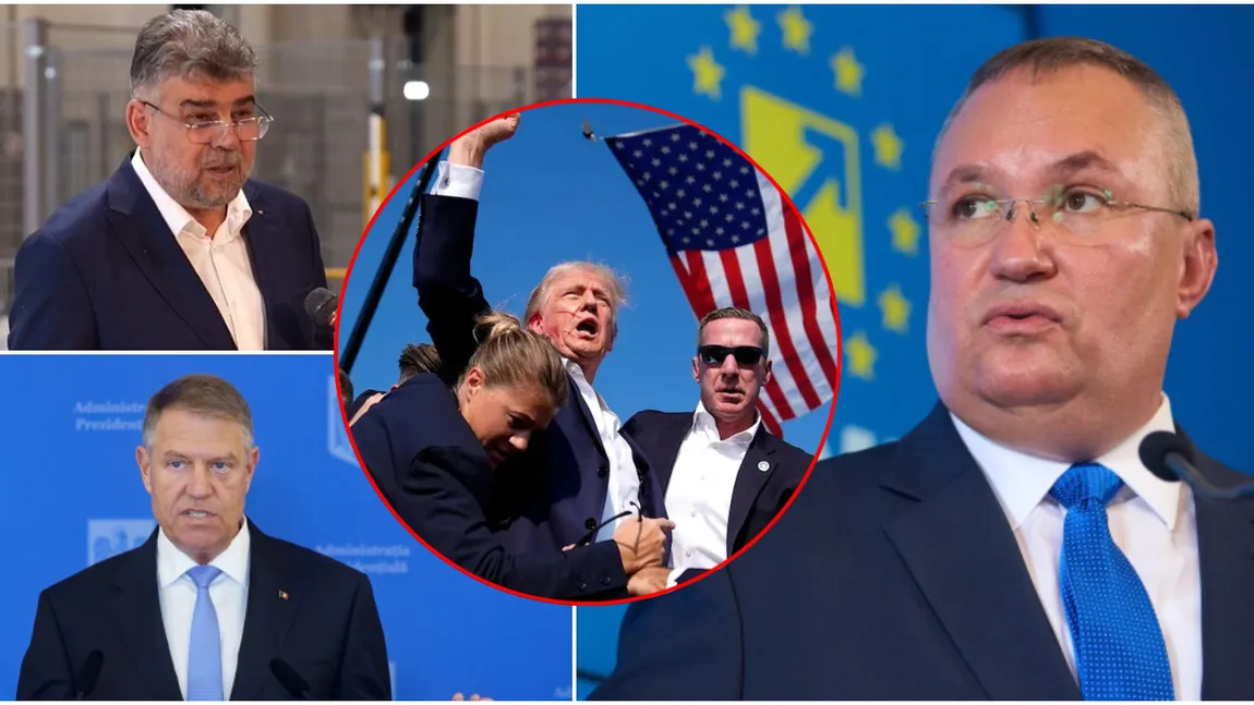 Liderii României reacționează după tentativa de asasinat asupra lui Donald Trump! Ce mesaje transmit Marcel Ciolacu, Klaus Iohannis și Nicolae Ciucă cu privire la această criză