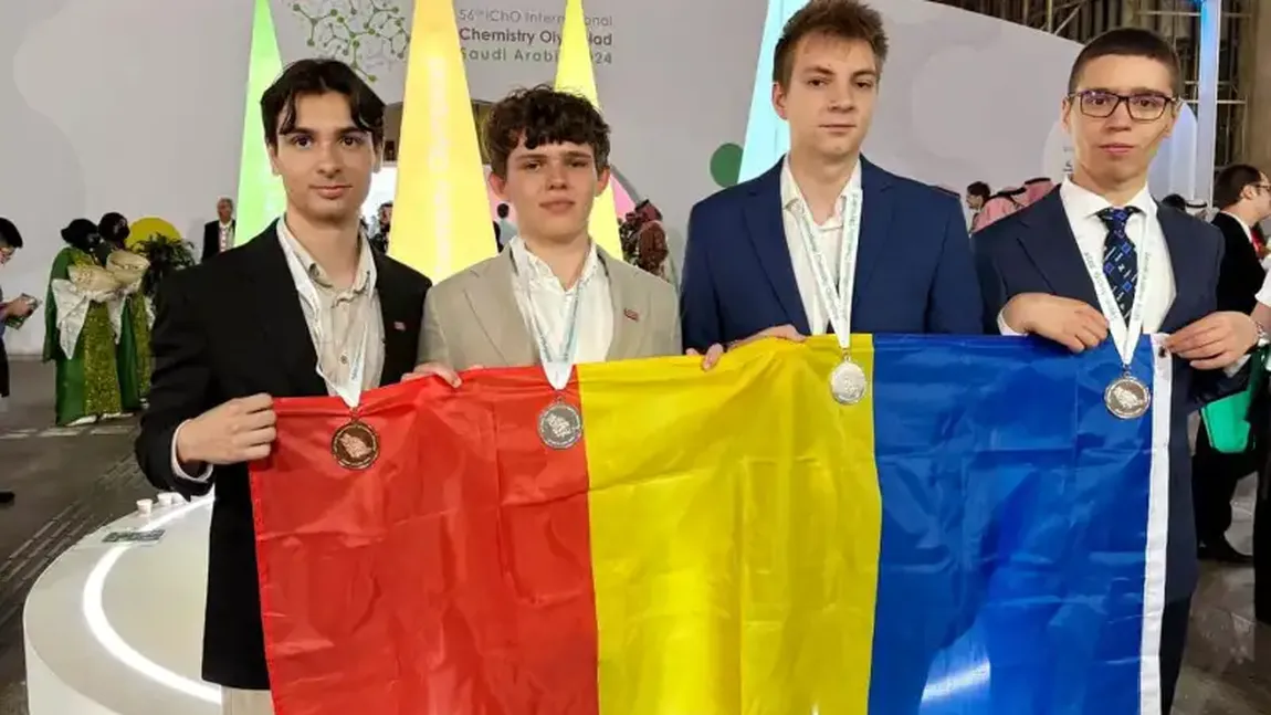 România reușește să pună mâna pe mai multe medalii de bronz și de argint. Cine sunt elevii care ne fac mândri la Olimpiada de Chimie