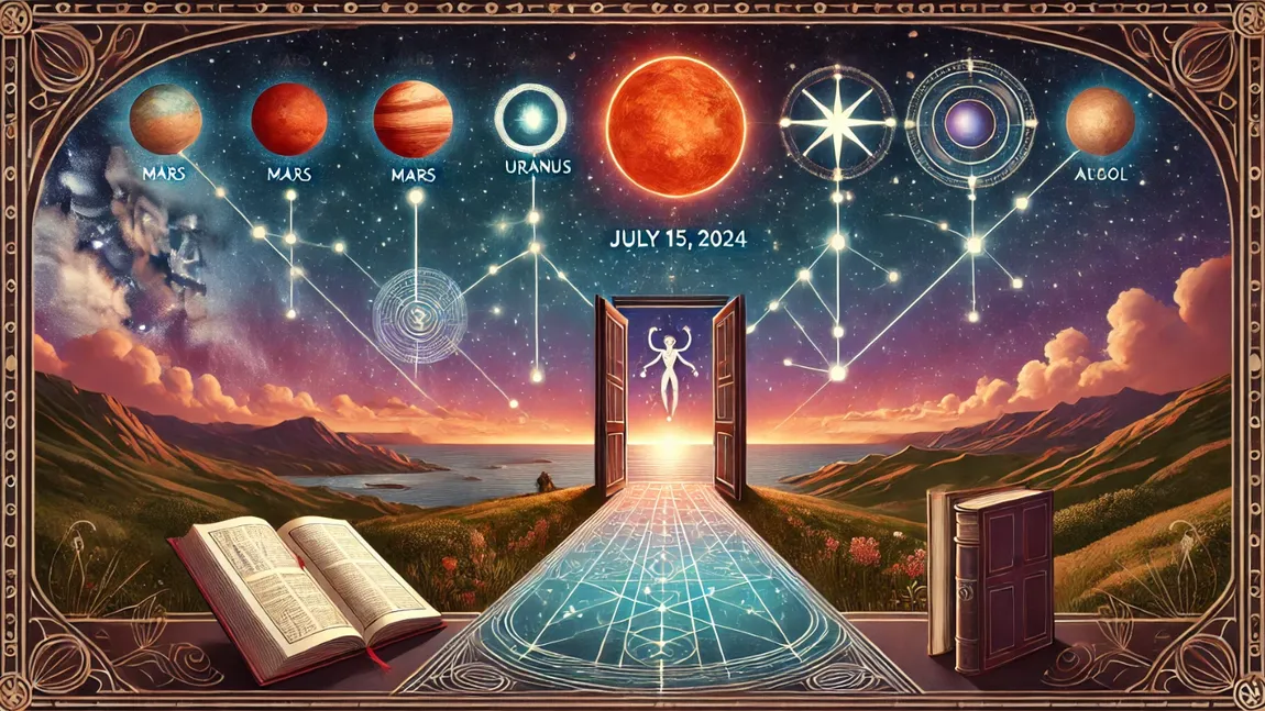 Întâlnire de gradul trei: Focosul MARTE, inovatorul URANUS și steaua fixă ALGOL se aliniază în TAUR în 15 iulie 2024