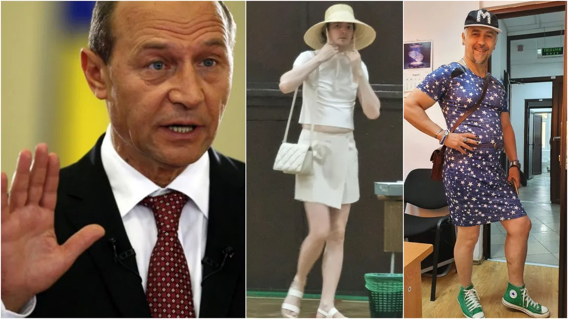 EXCLUSIV/ Traian Băsescu, despre profesorul îmbrăcat în fustă: 
