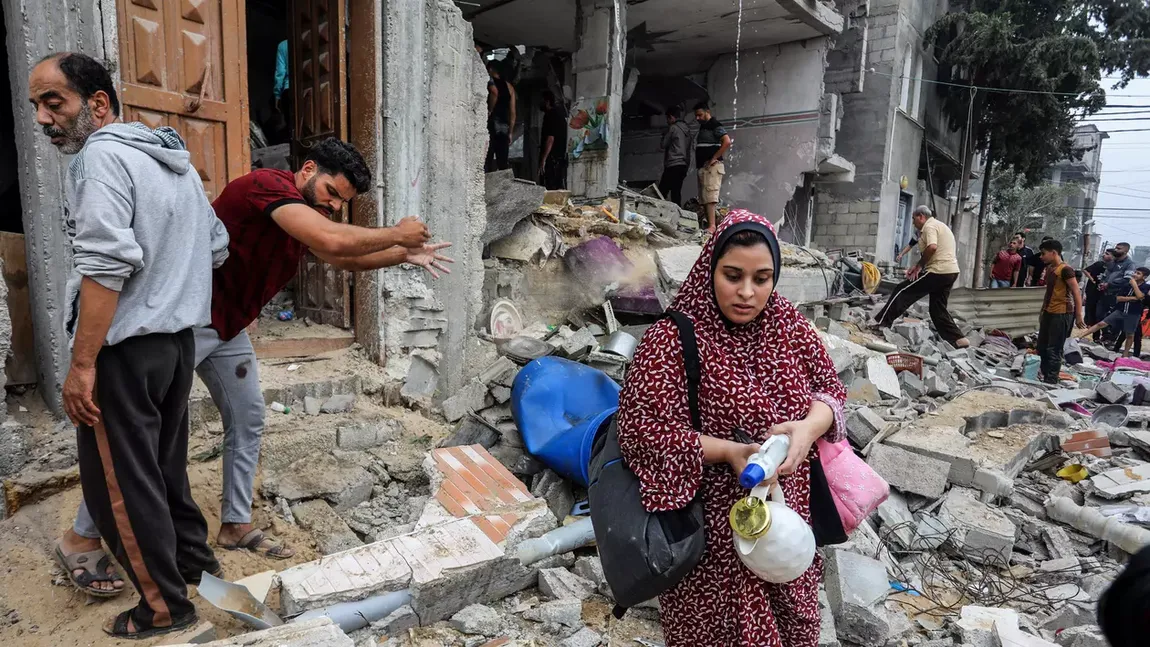 Iadul din Gaza continuă! Palestienii sunt îndemnați să plece de urgență din oraș. ”De câte ori să mai îndurăm? M-am săturat”. Reacția ONU