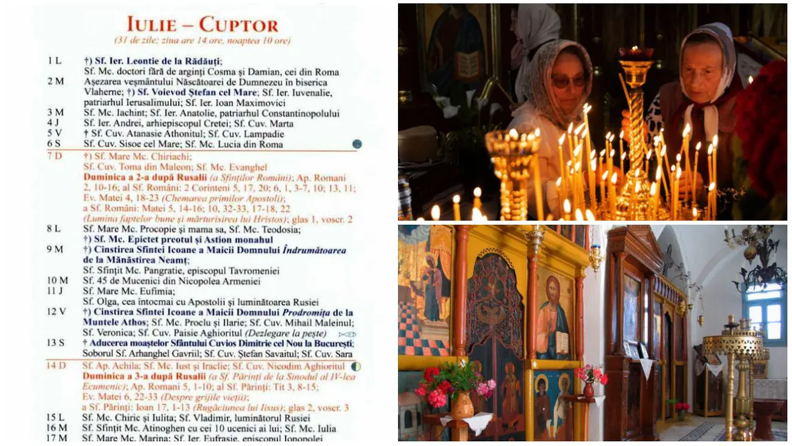 Calendar ortodox 30 iulie 2024. Zi binecuvântată, e sărbătoare mare, mii de români au marţi onomastica