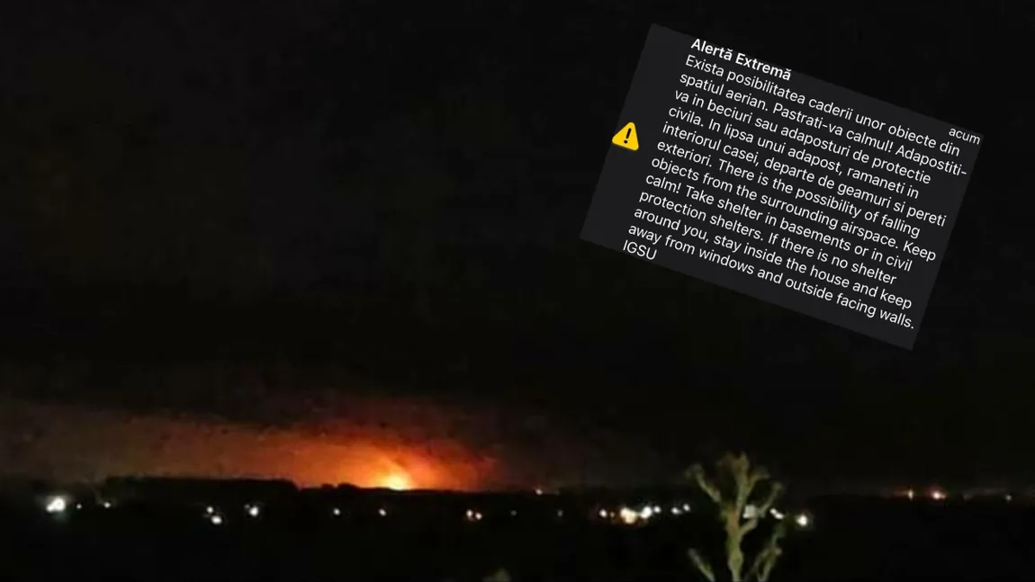 A doua noapte de groază pentru locuitorii din Tulcea. Au primit noi mesaje Ro-Alert din cauza bombadramentelor de la granița României