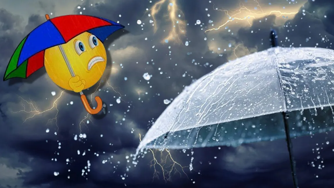 Prognoza meteo: Mai vine un val de ploi şi furtuni, cu descărcări electrice, grindină şi vijelii, în special pe Litoral