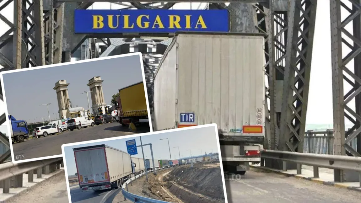 Haos la granița României cu Bulgaria. Românii care merg în vacanță în Grecia sau Bulgaria stau la cozi kilometrice din cauza lucrărilor la Podul Prieteniei