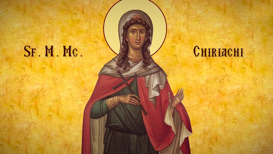 Calendar ortodox duminică 7 iulie 2024. Sfânta Muceniţă Chiriachi, ocrotitoarea tinerelor aflate la necaz. Rugăciunea făcătoare se minuni