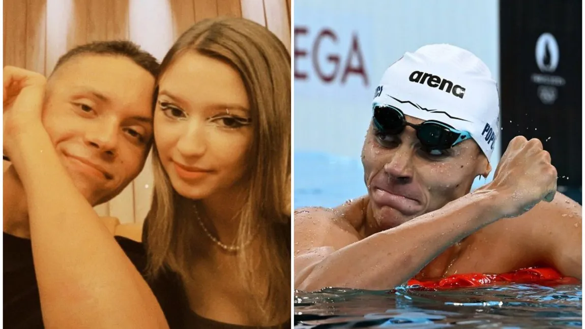 Cum a reacționat iubita lui David Popovici după ce sportivul a devenit campion olimpic la Paris. Taisia a izbucnit în lacrimi