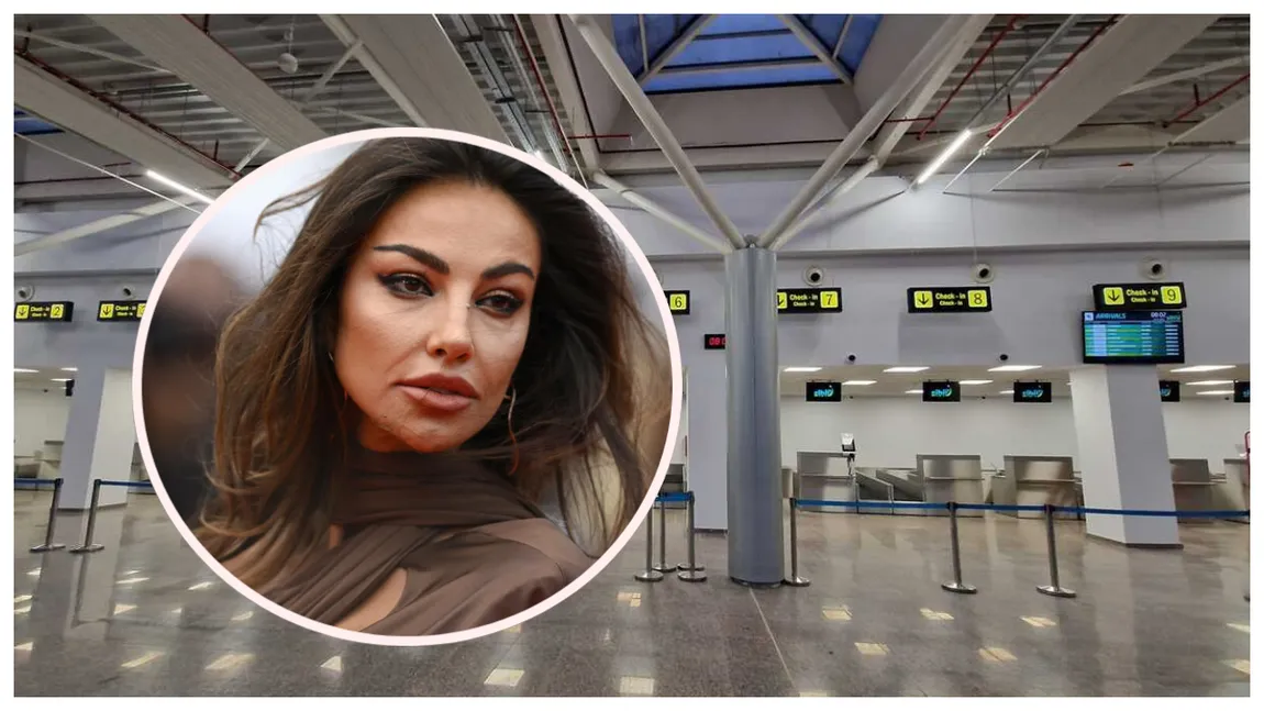 Mădălina Ghenea a fost agresată în aeroport de un angajat al unei companii aeriene, în timp ce era cu fiica ei. 