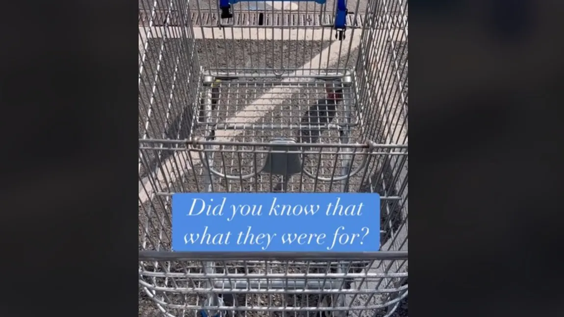 Compartimentul secret al cărucioarelor din supermarket. Puțini știu că ajută la organizarea alimentelor