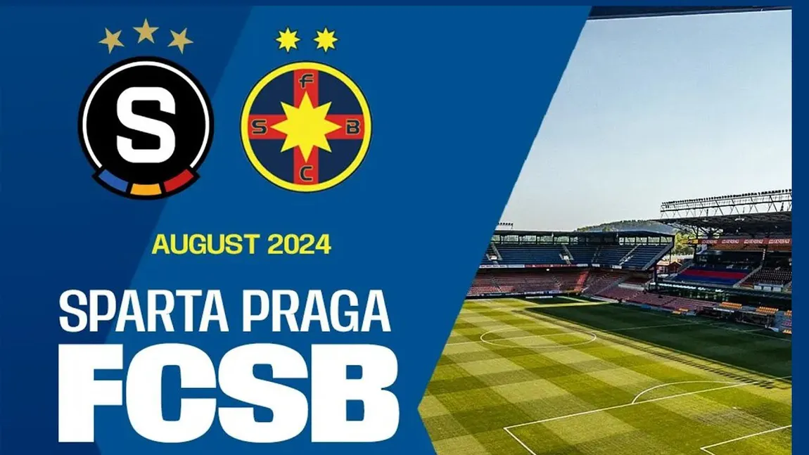 Decizie de ultimă oră. Cine va televiza returul FCSB - Sparta Praga, după scandalul din prima manşă