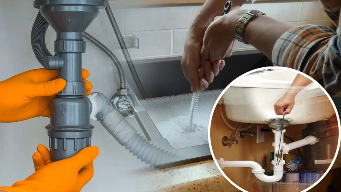 Cum să desfunzi chiuveta fără să apelezi la instalator. 4 metode ingenioase care elimină rapid dopurile din scurgere