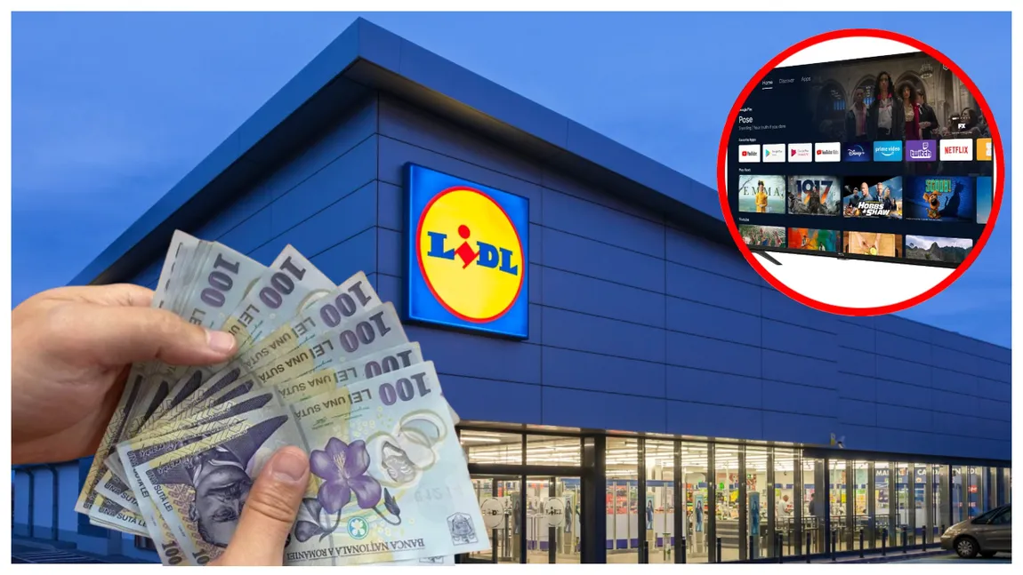 Surprize pe bandă rulantă la Lidl. Televizor gratis, vouchere de 300 de lei și console de gaming. Iată cum poți intra în posesia lor