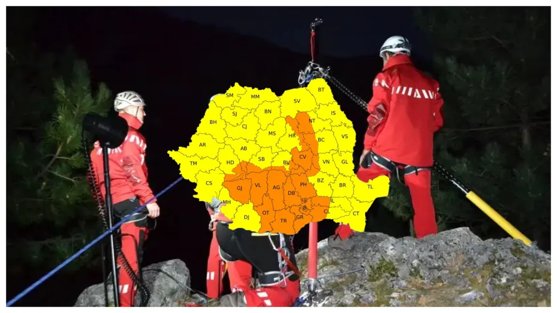 Plouă torențial în acest weekend. Salvamontiștii avertizează: „Evitați deplasările”